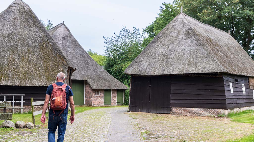 Cityscape museum village Orvelte The Netherlands